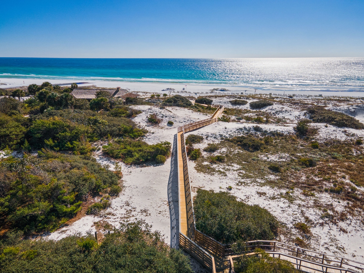 Boardwalk to our beach access