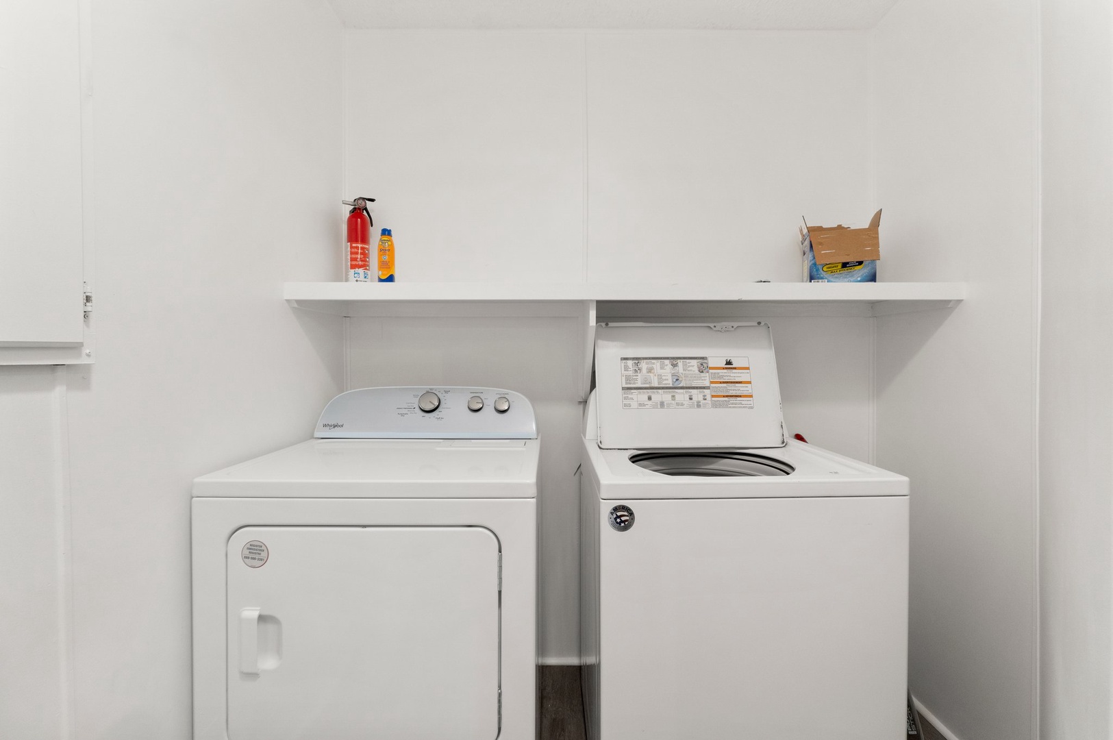 In-suite laundry room