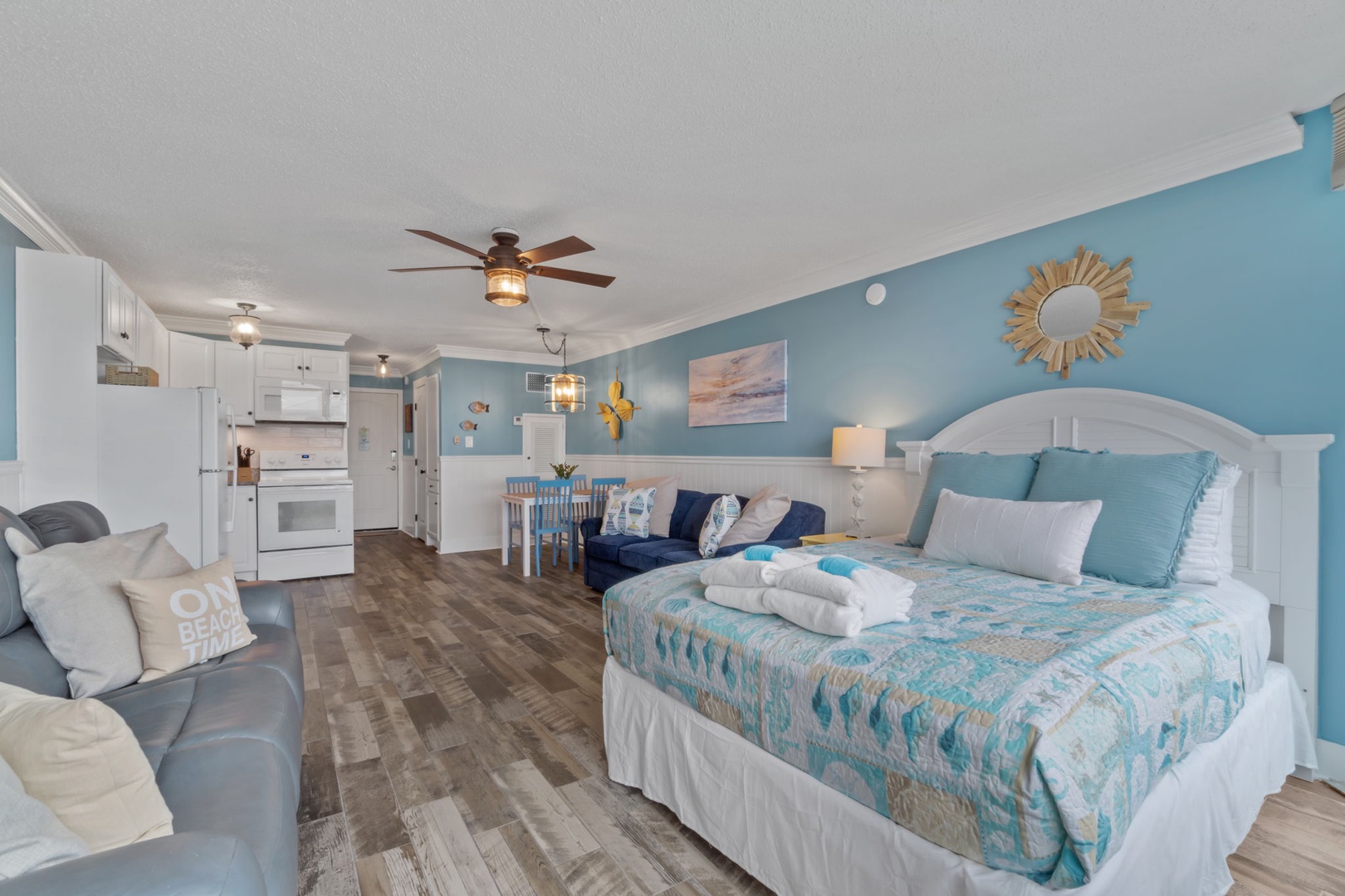 Unit comes fully furnished