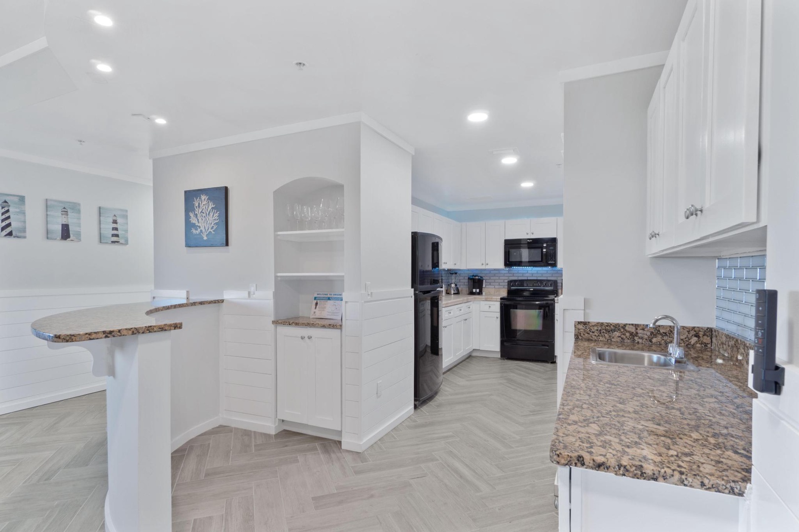 Entry way into kitchen