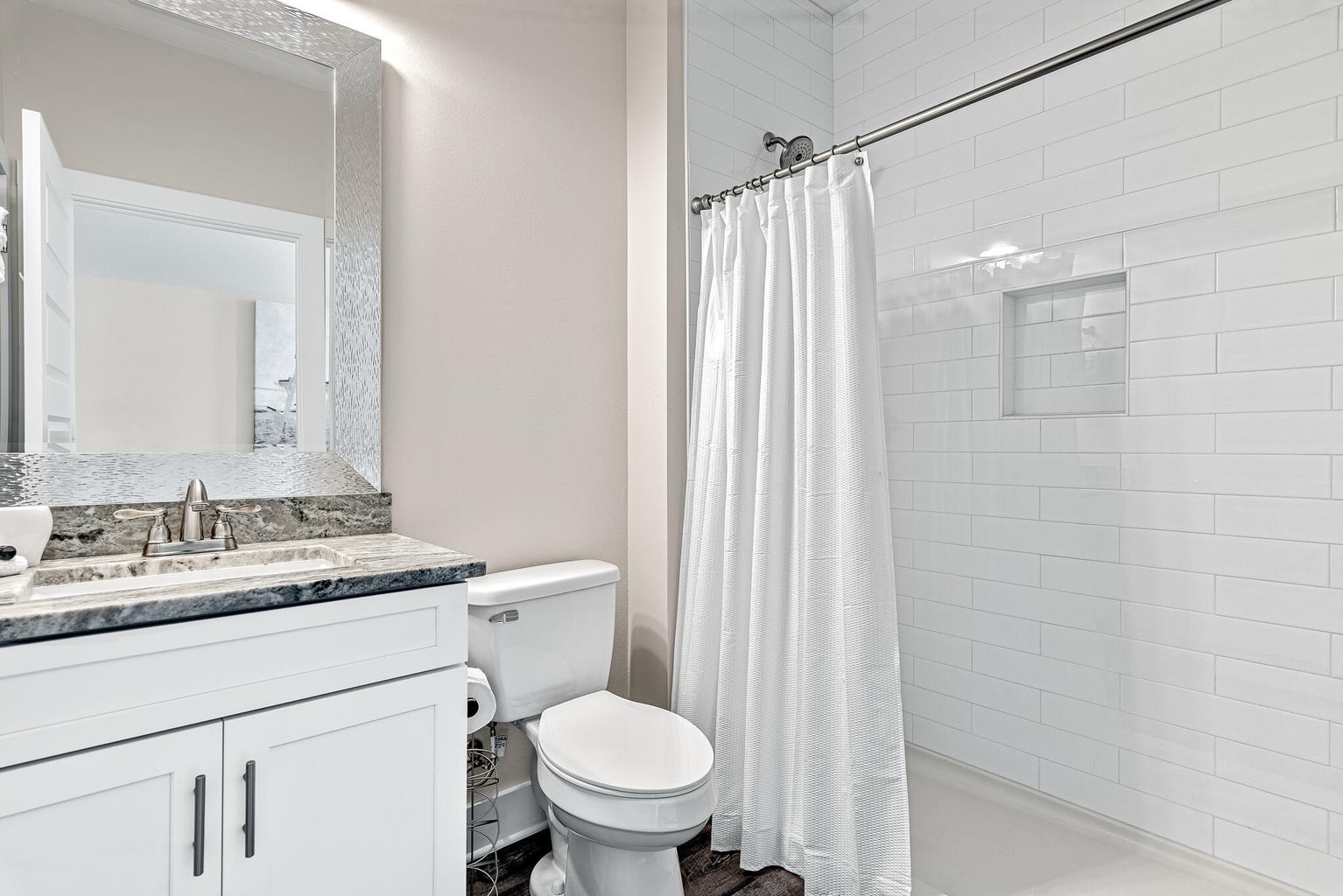 Bathroom with walk in shower