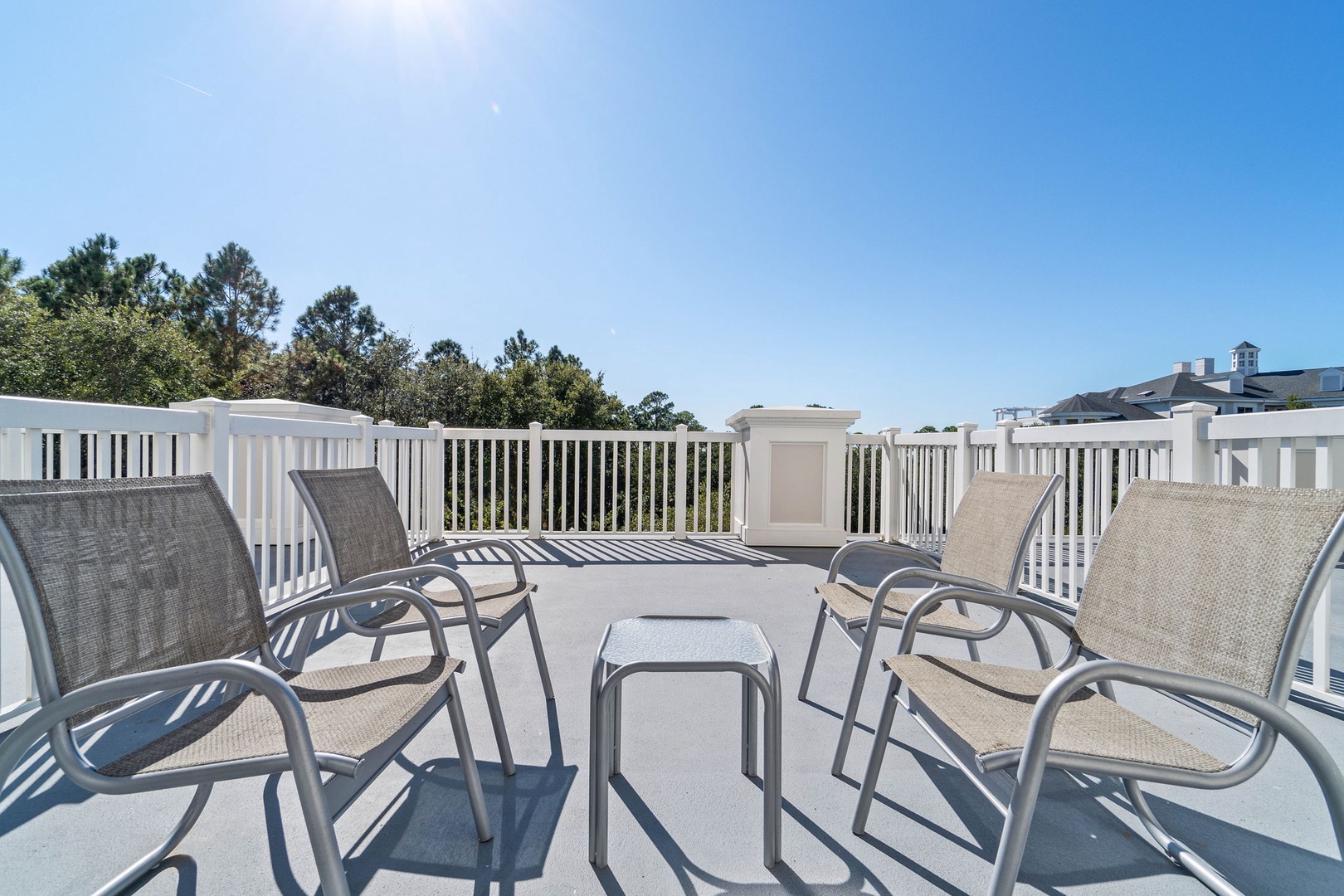 Furnished patio