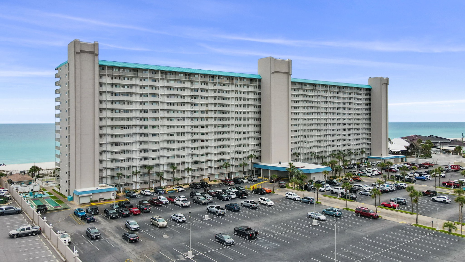 Aerial of the resort