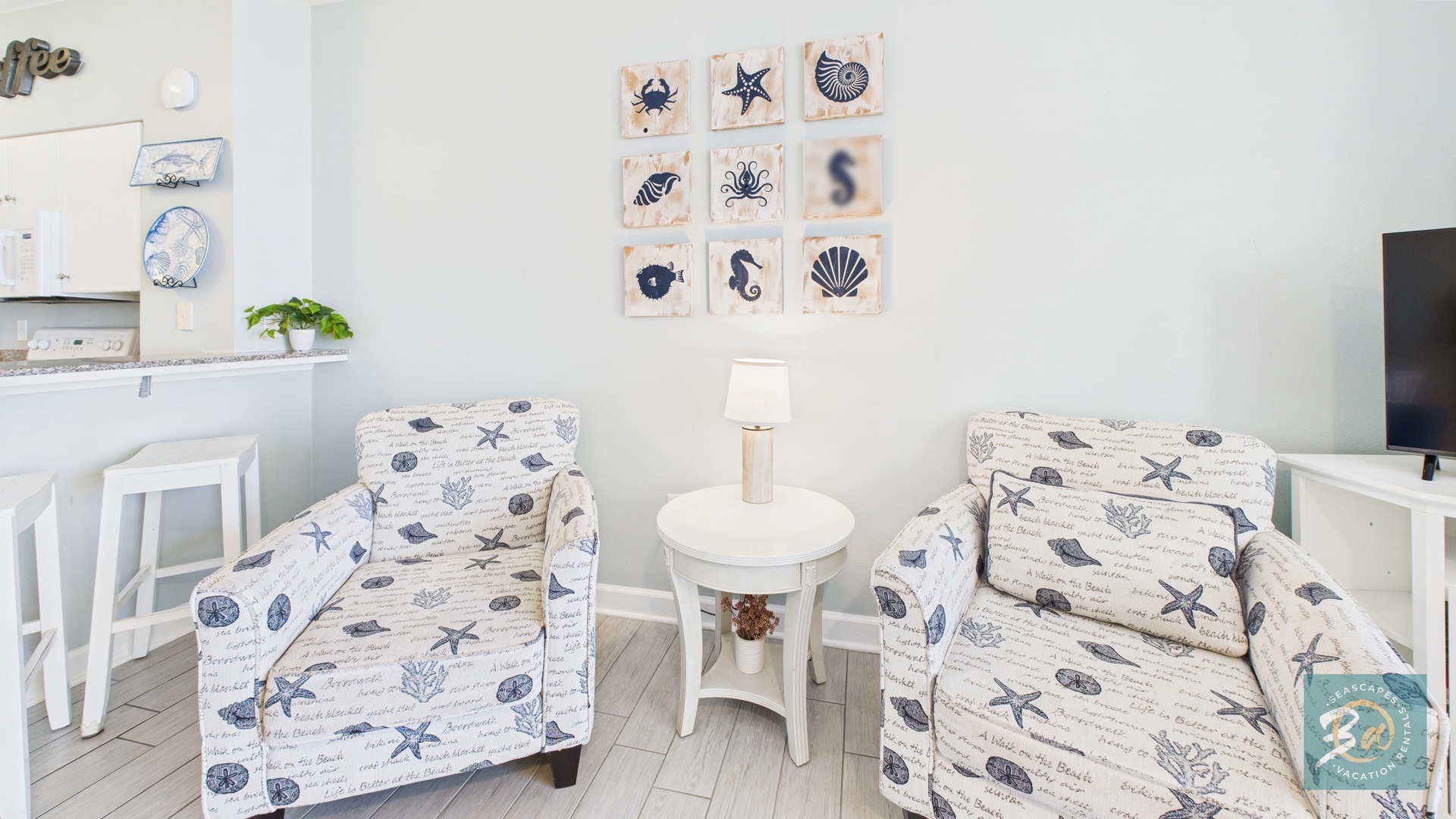 Comfortable seating in living area