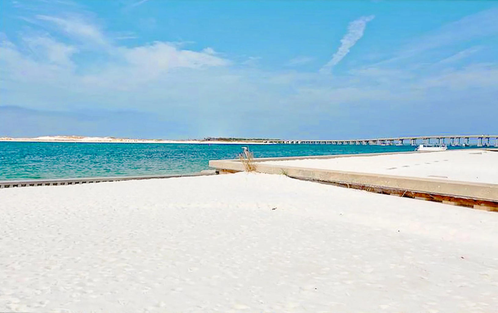 The beach