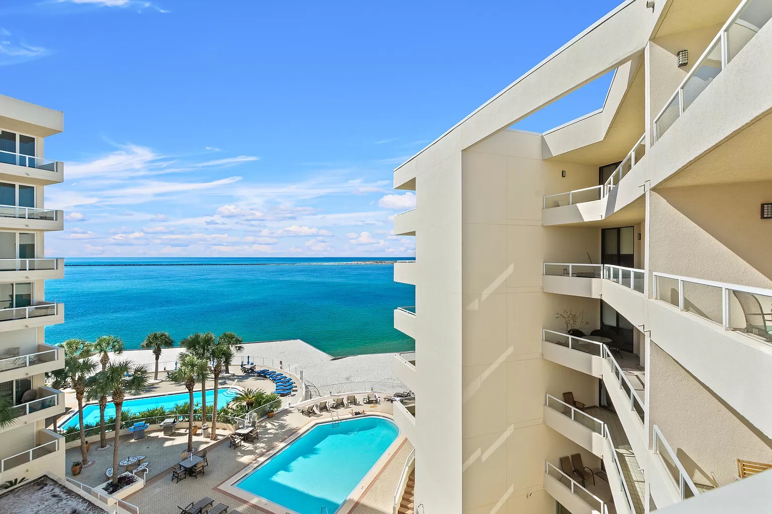 Ocean view from unit balcony