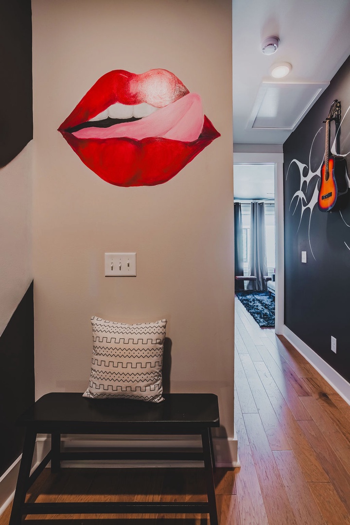Decor and murals throughout the home