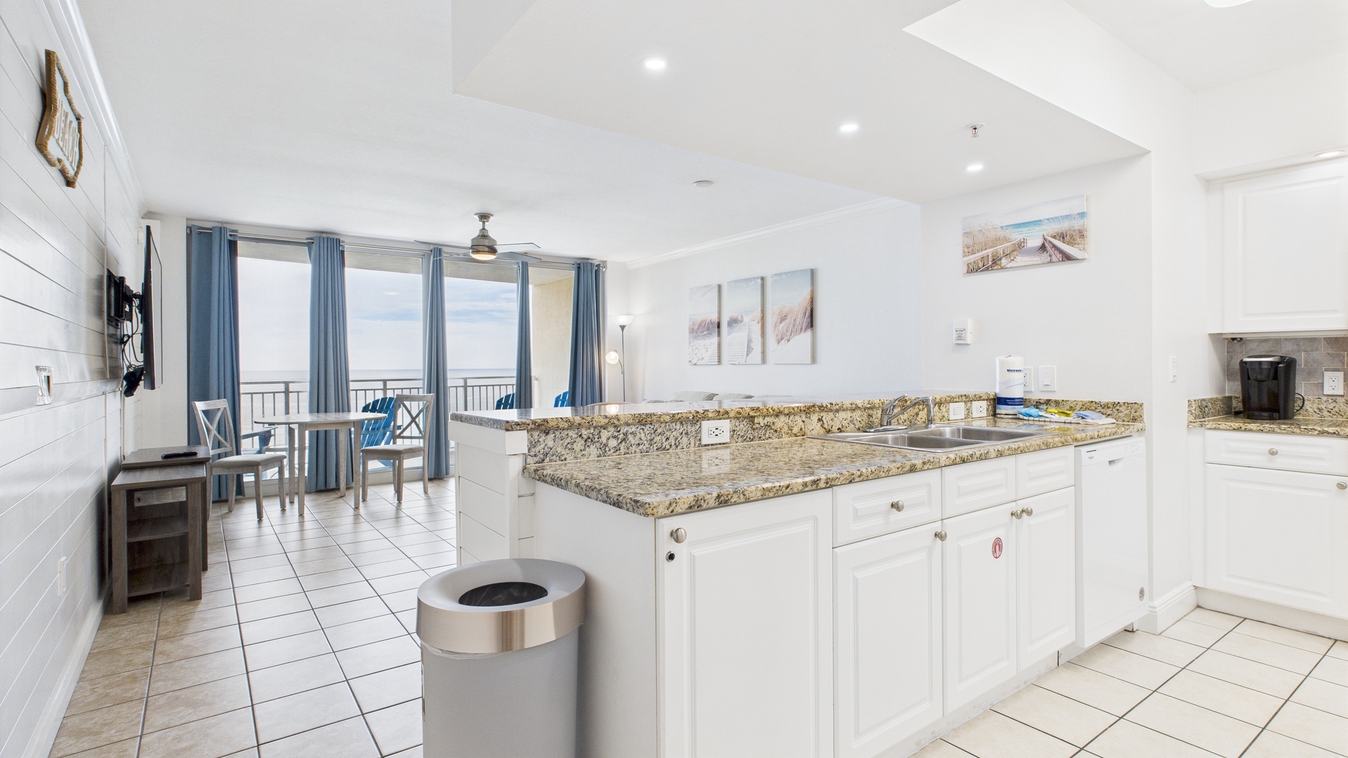 Full kitchen with all the cooking essentials