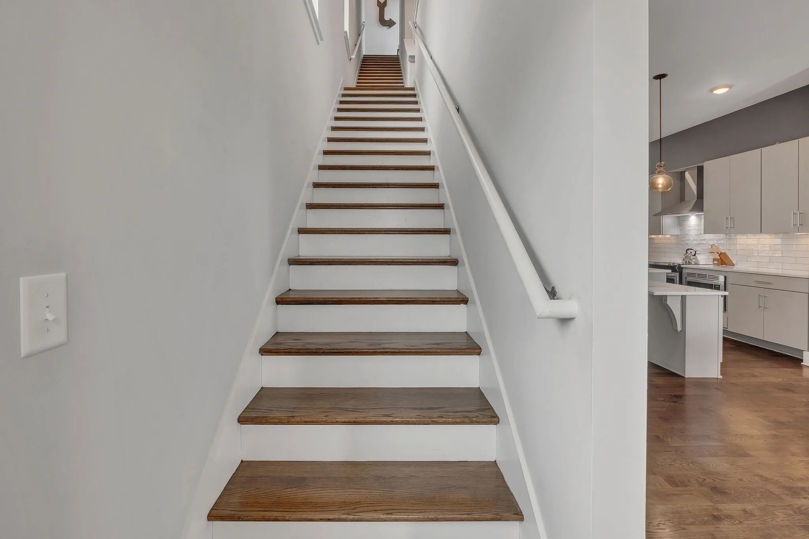 Stairs to third floor