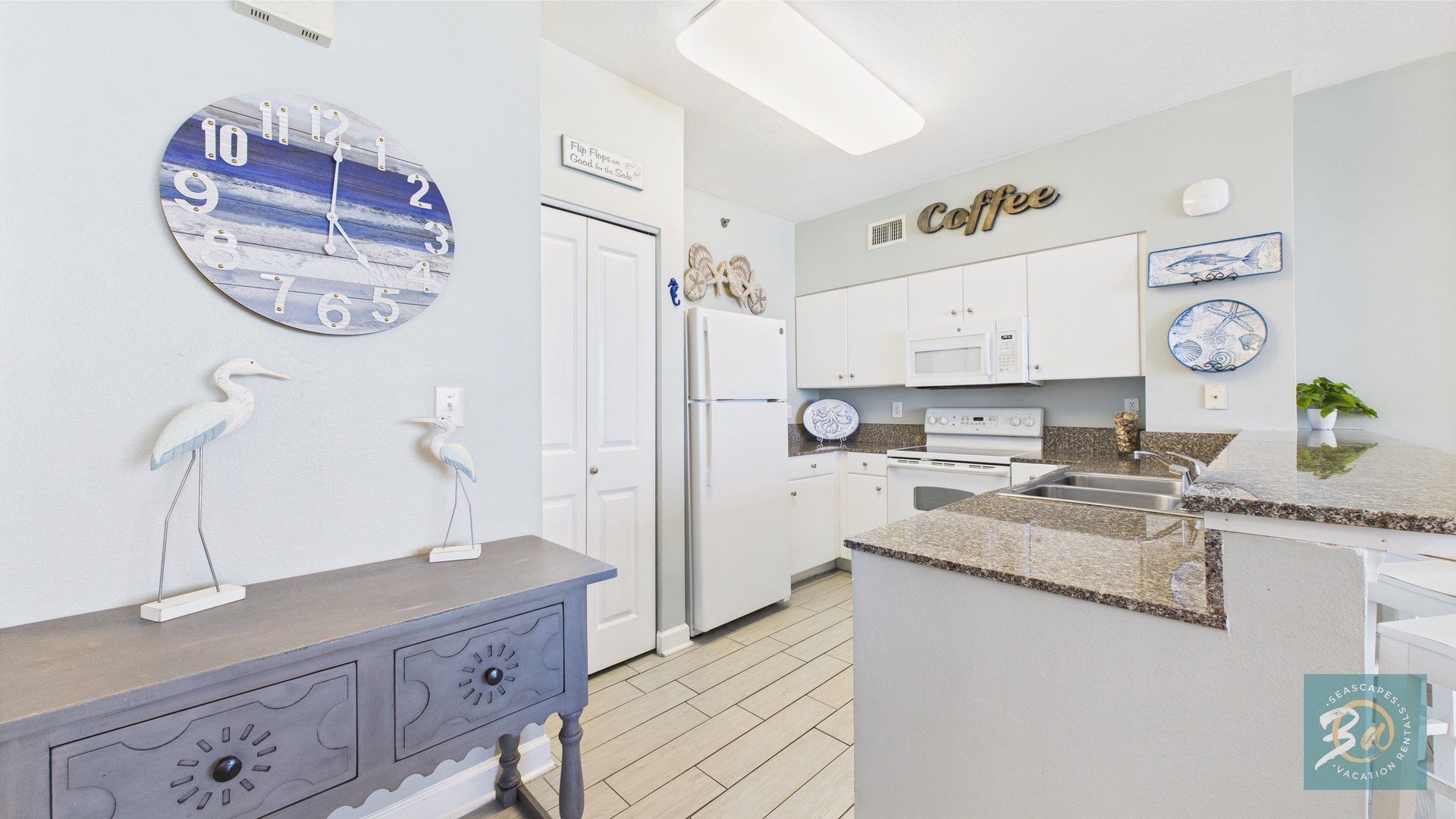 Fully applianced kitchen