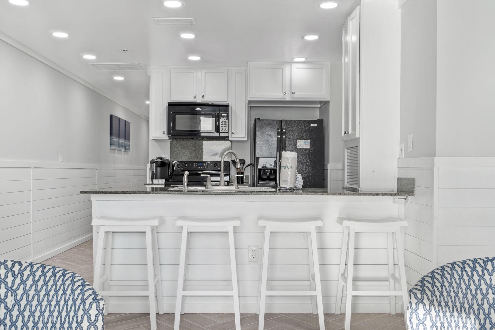 Kitchen island with seating