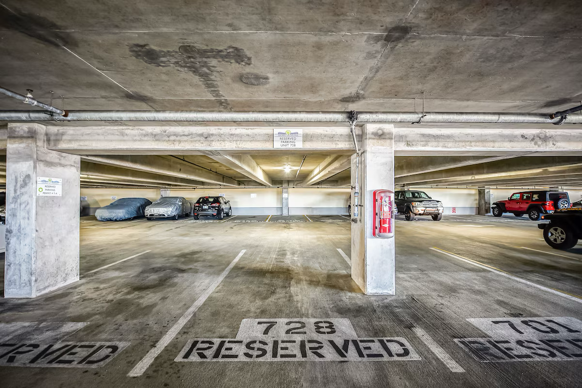 Reserved parking space for 728