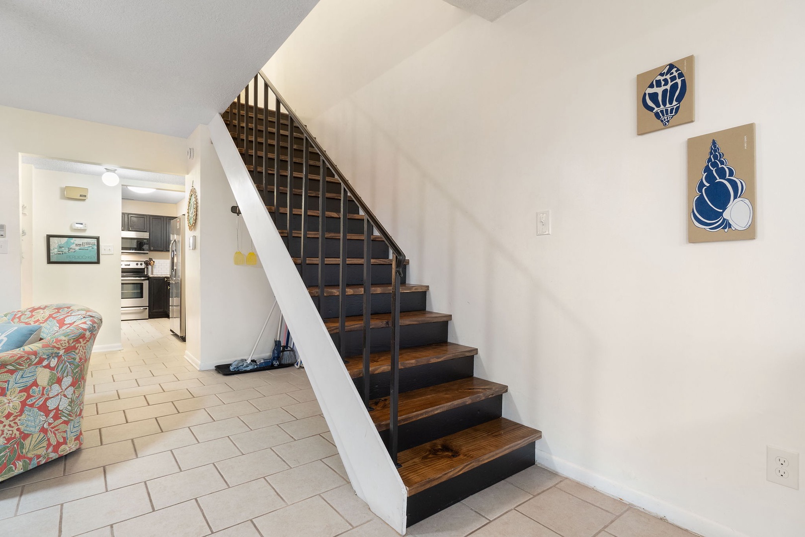 Stairs to second floor
