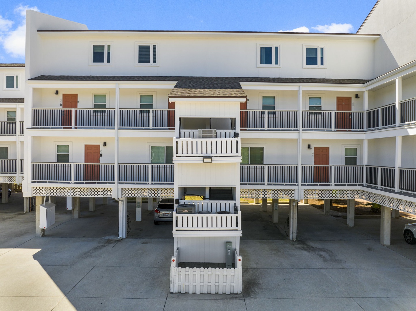 Front of building