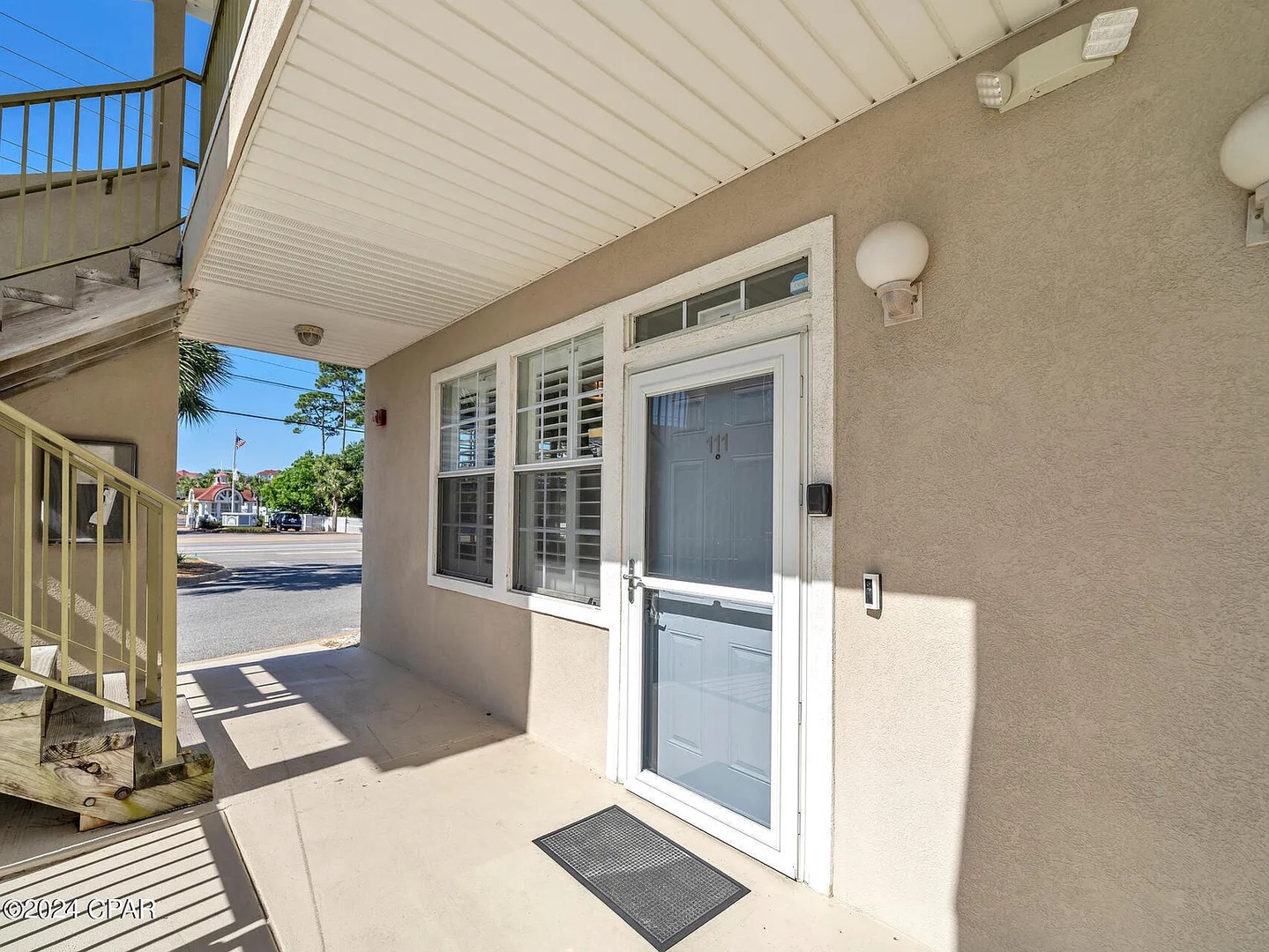 Private entrance to condo