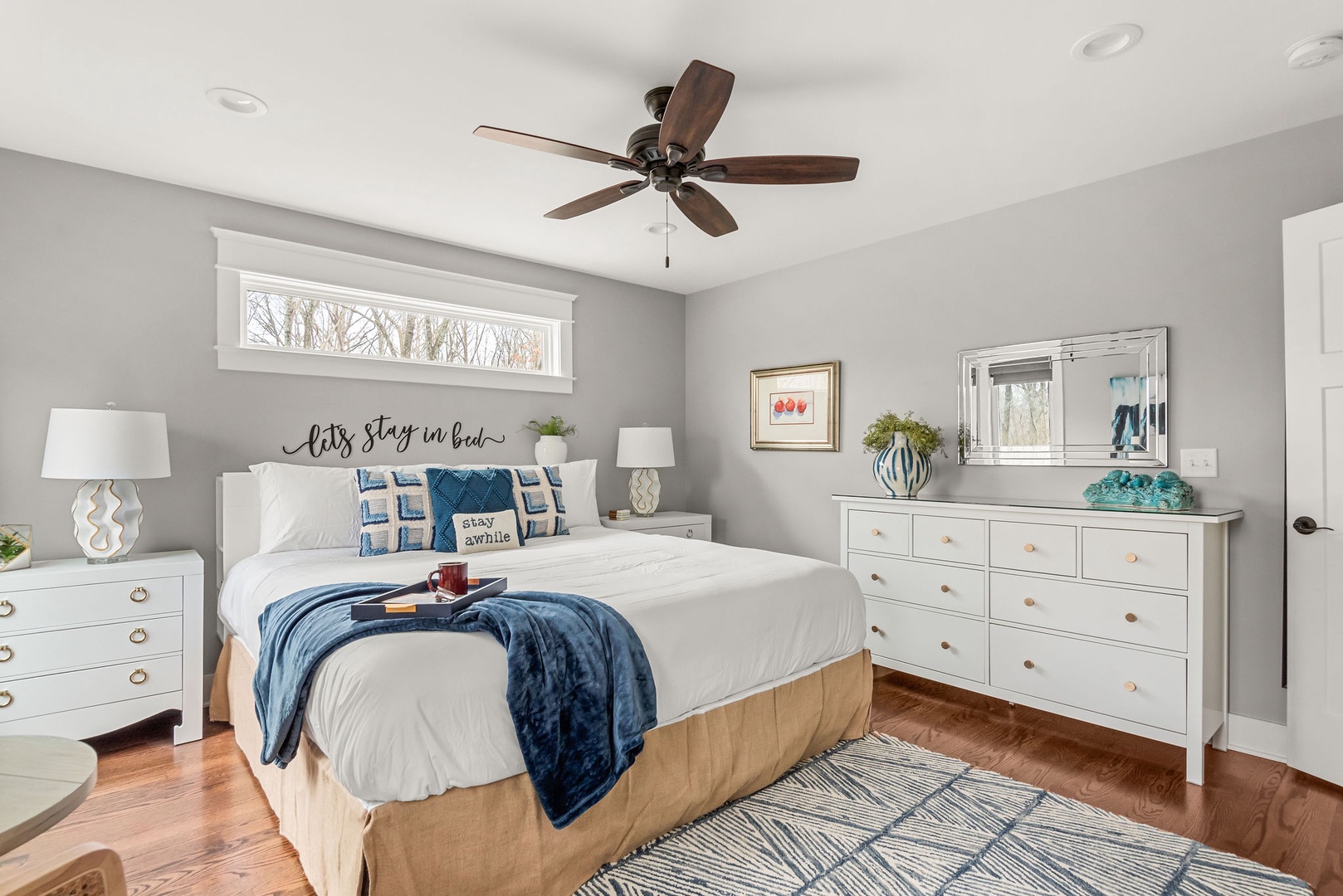 Primary Bedroom with a king Bed