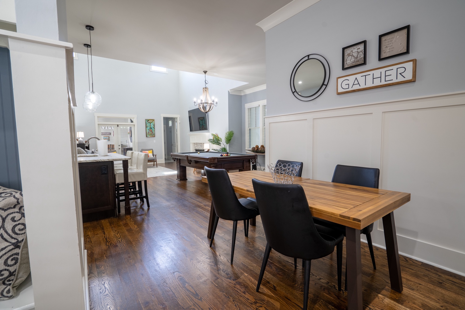 Dining room area