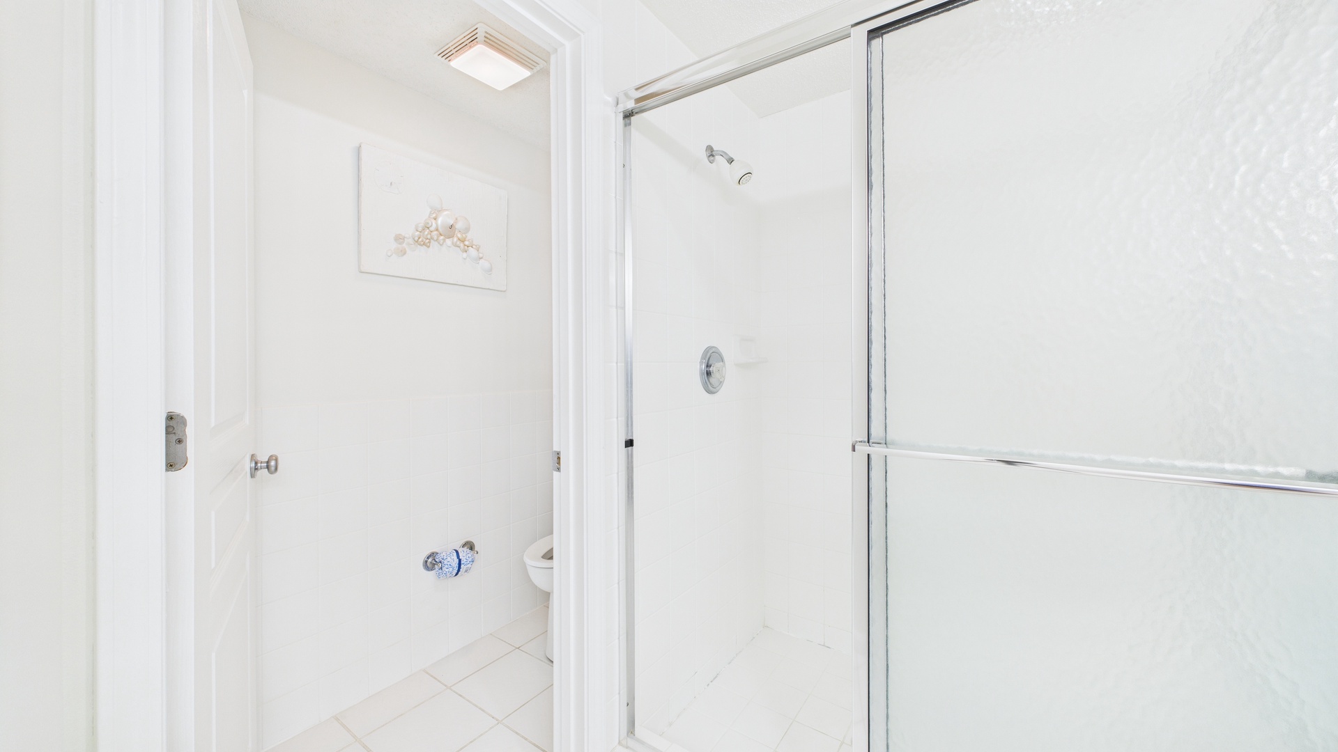 Additional walk in shower in master bathroom