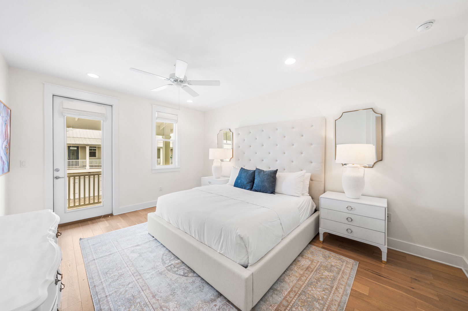 Master bedroom with king bed (sleeps 2) and ensuite