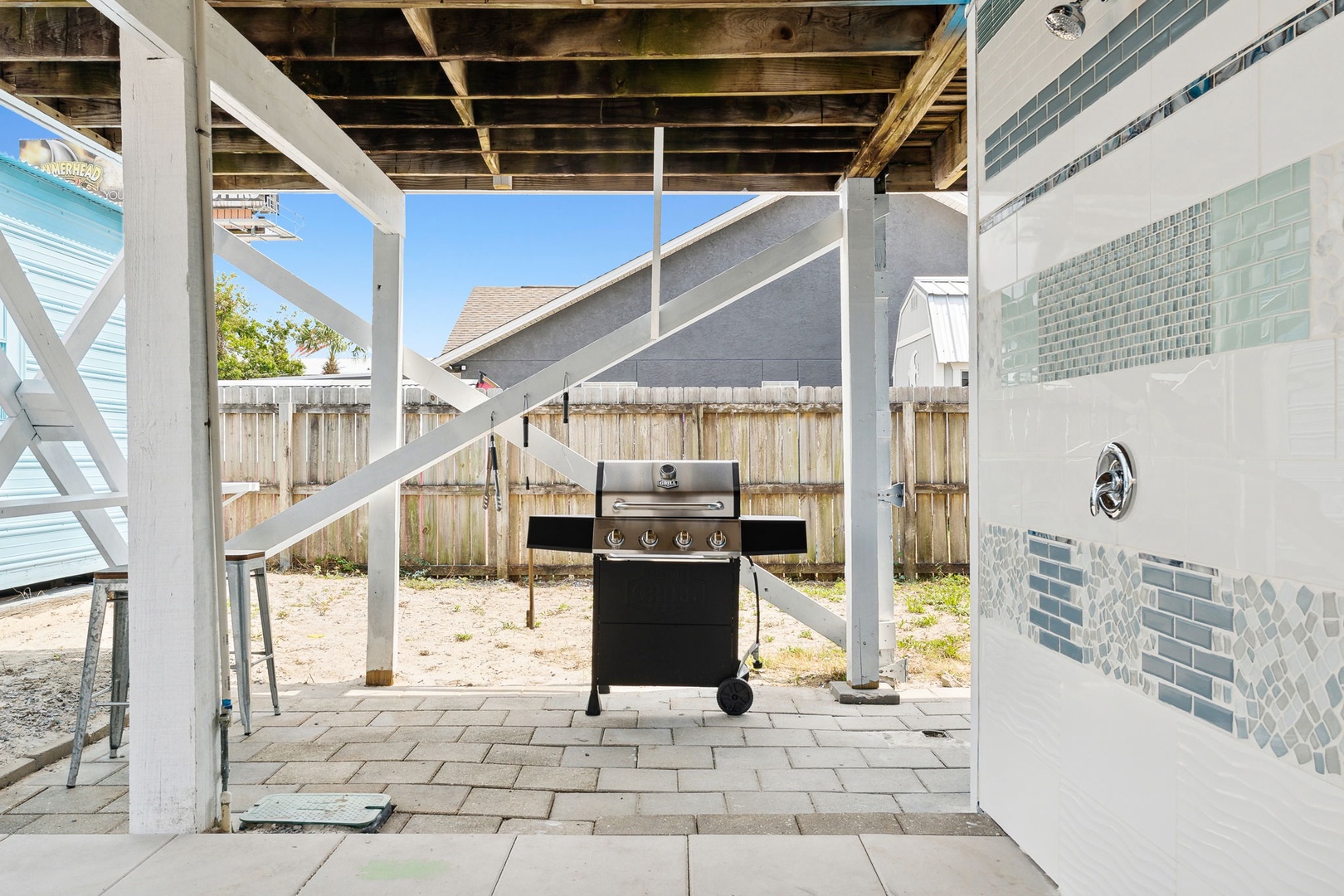 Shared grill area