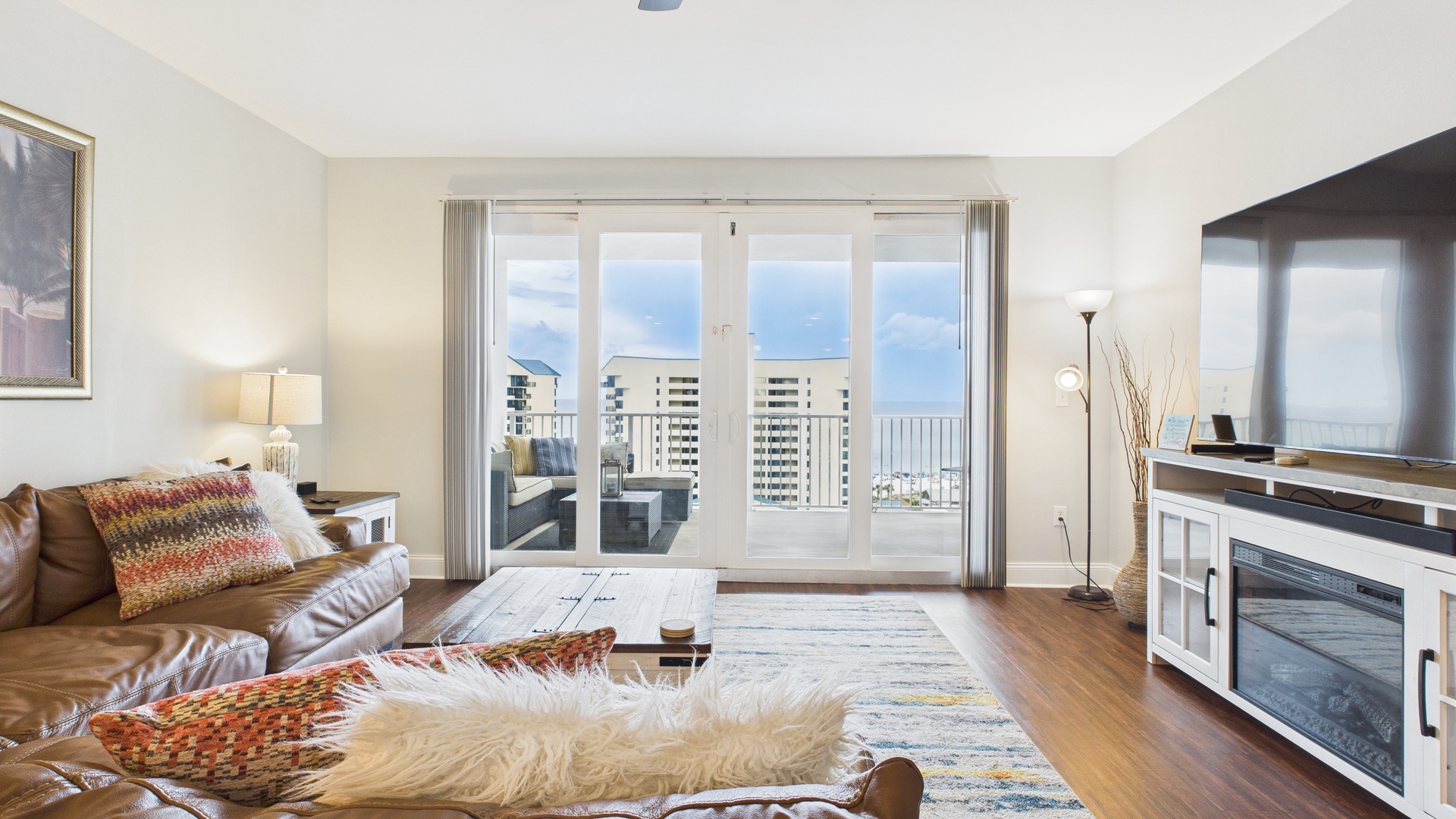 Balcony access from living area