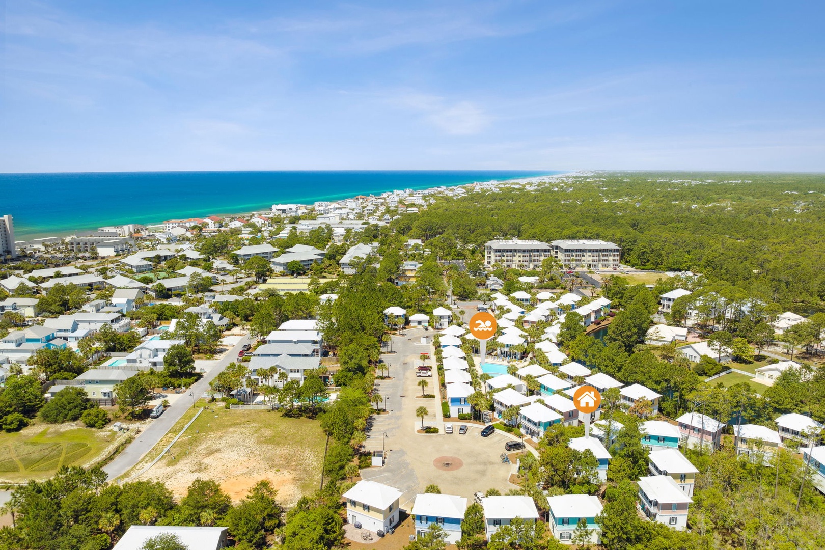 Aerial of House Showing Location