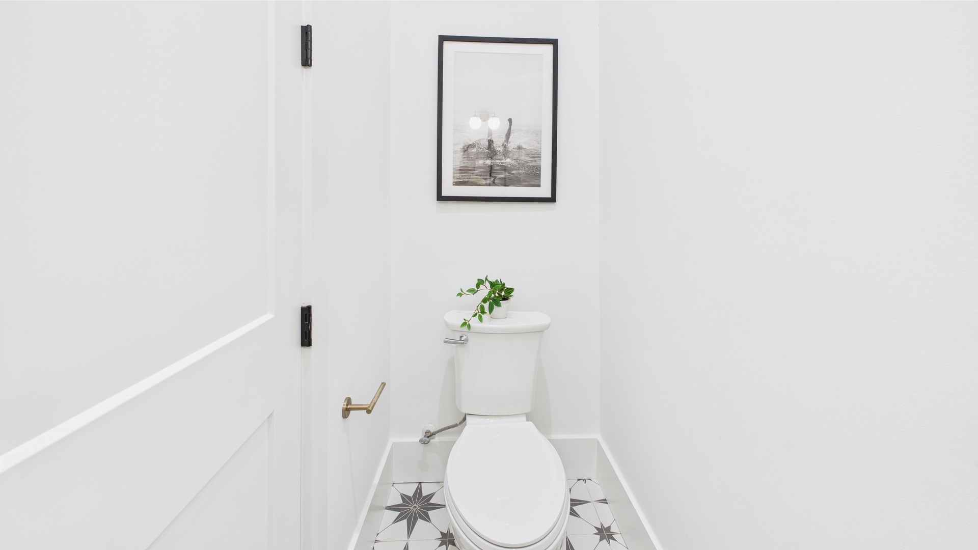 Half bathroom on main floor