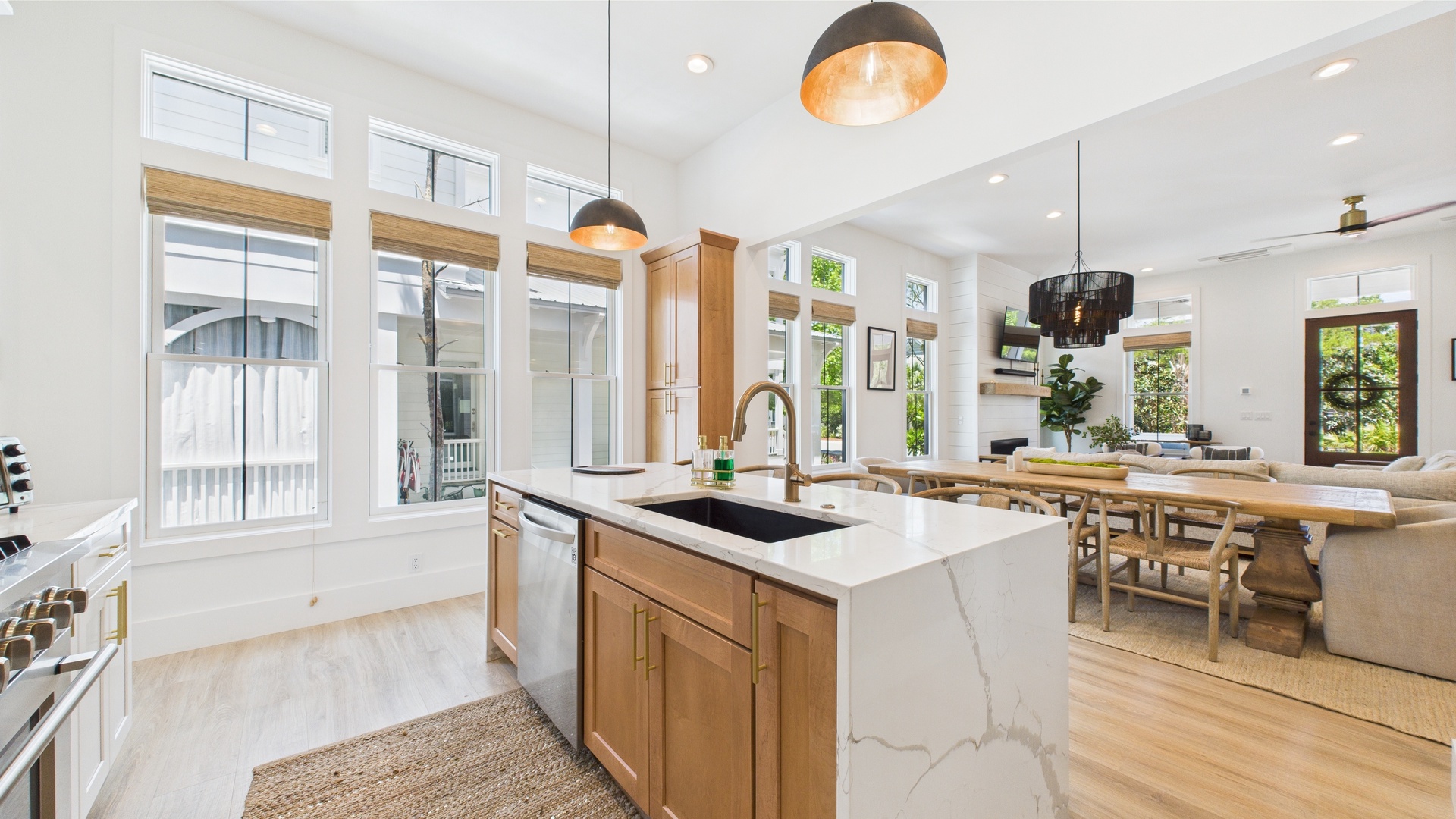 Full kitchen with all the cooking essentials