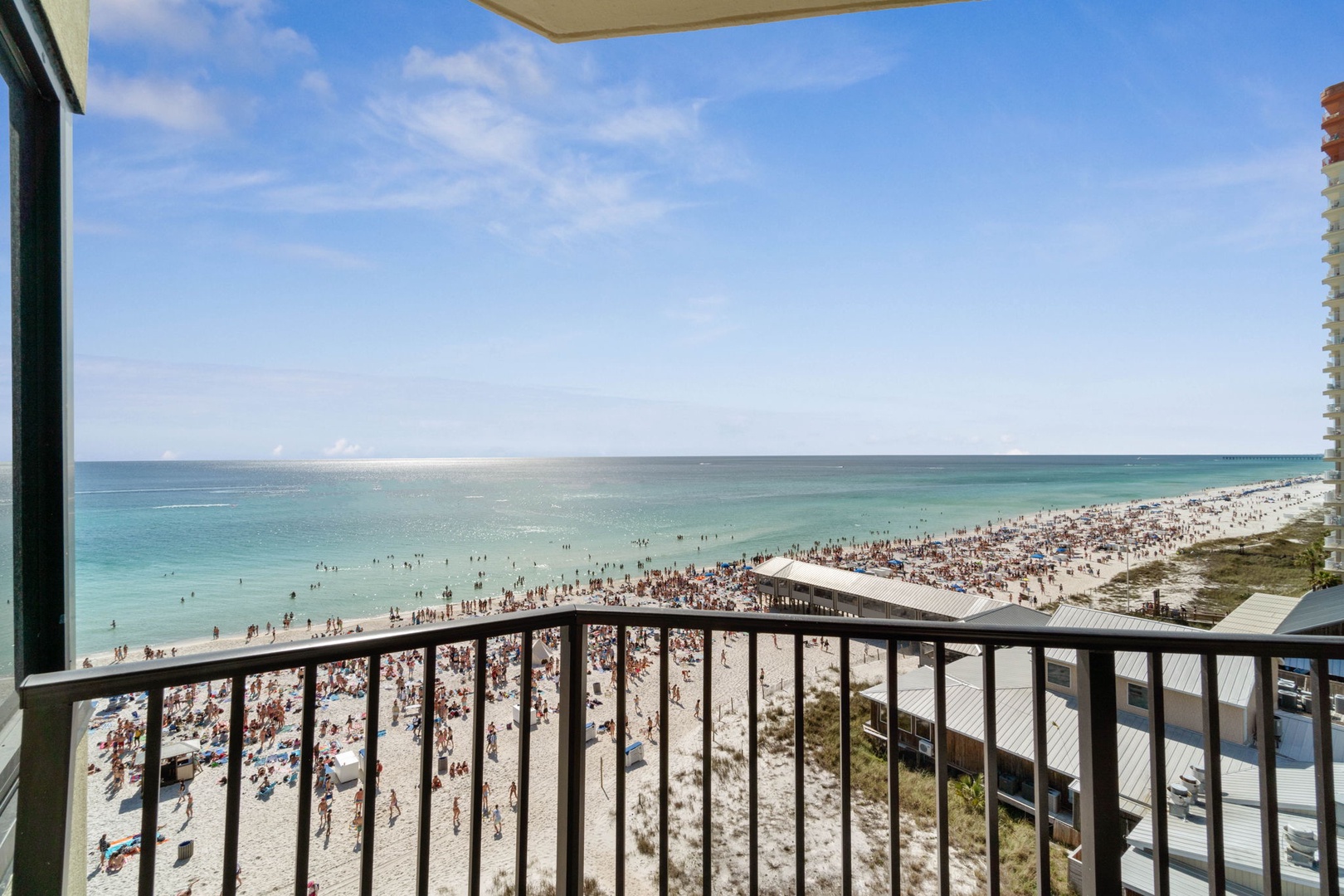 Balcony with full ocean view