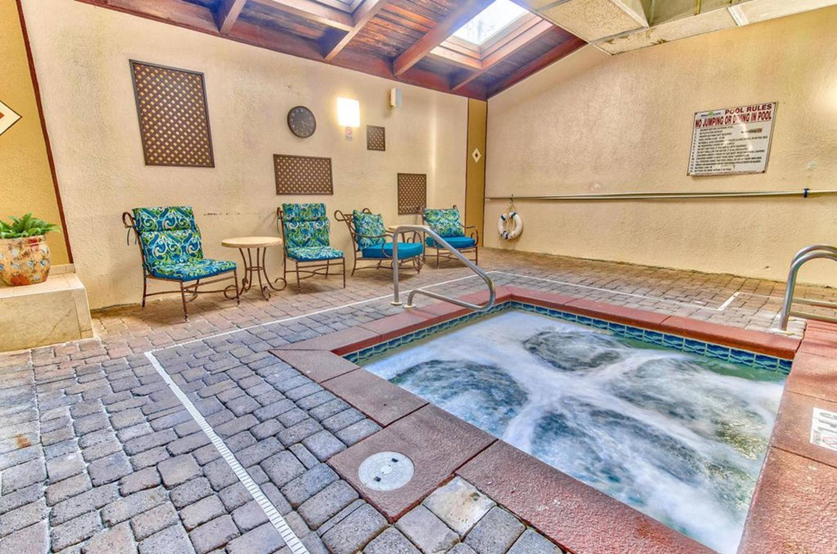 Indoor hot tub