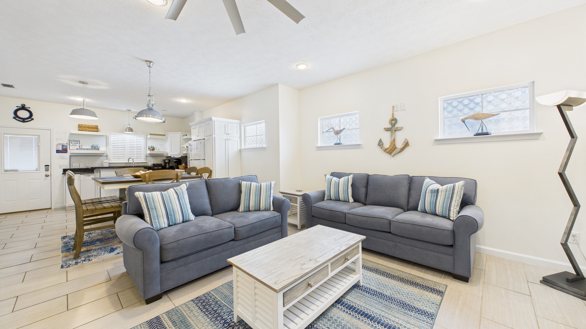 Living area with ample seating