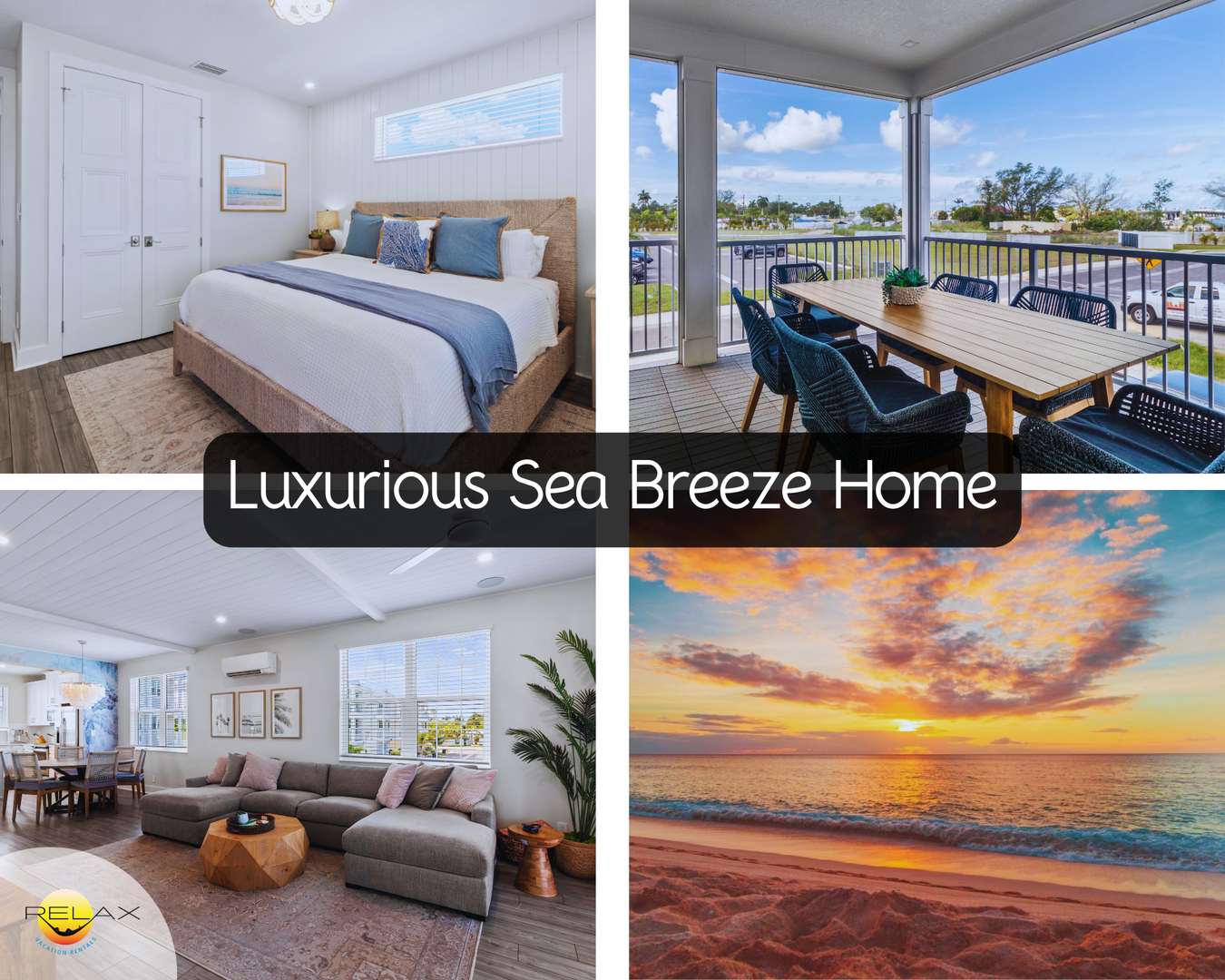 Luxurious Sea Breeze Home W/Balcony 3BR 2 1/2B