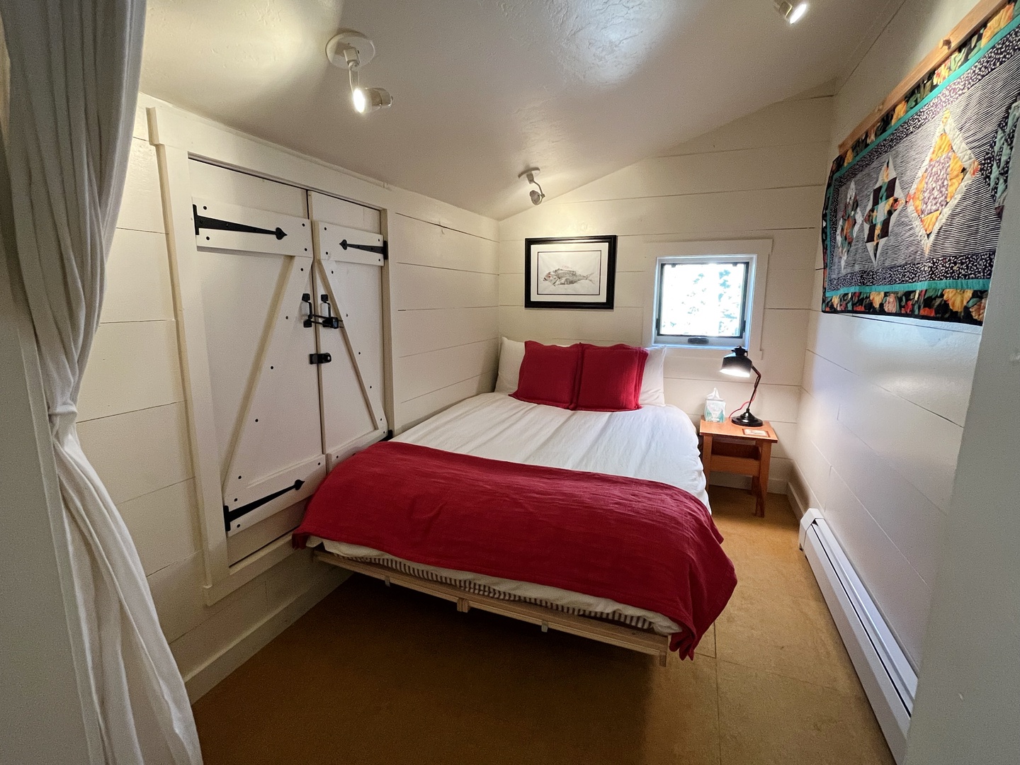 Loft full bed bedroom