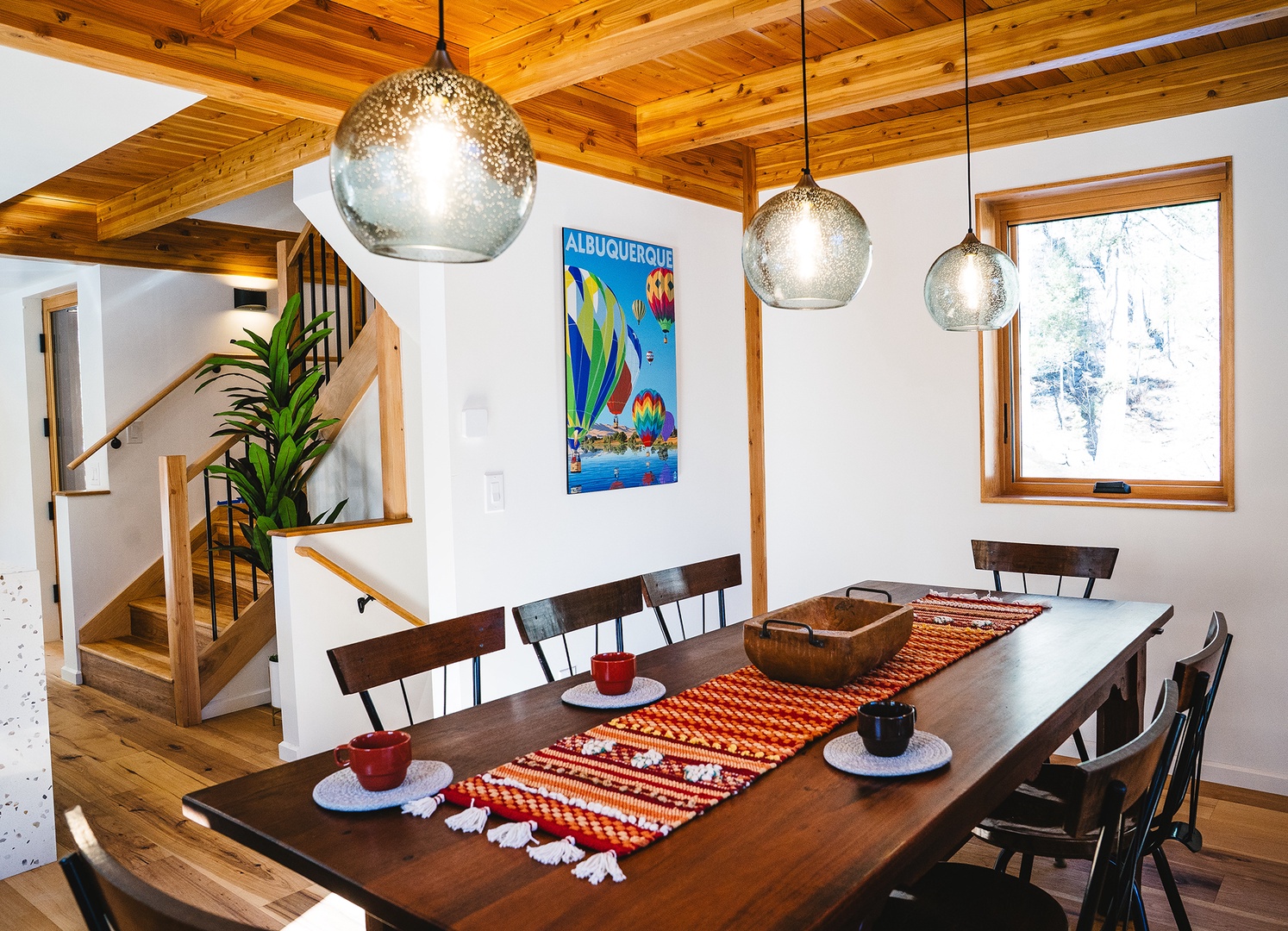 Gather around this gorgeous dining table