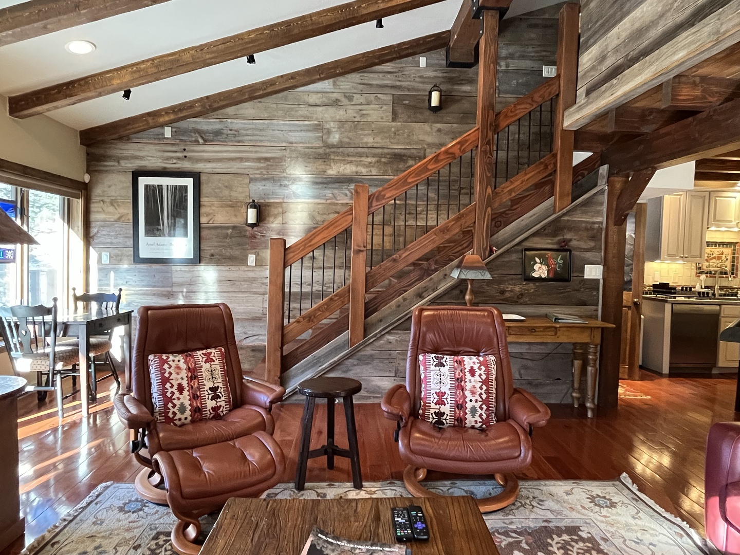 Spacious and beautifully decorated living area