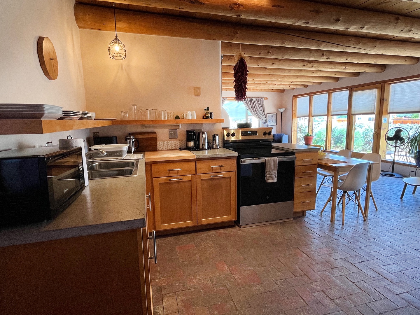 Kitchen and dining space