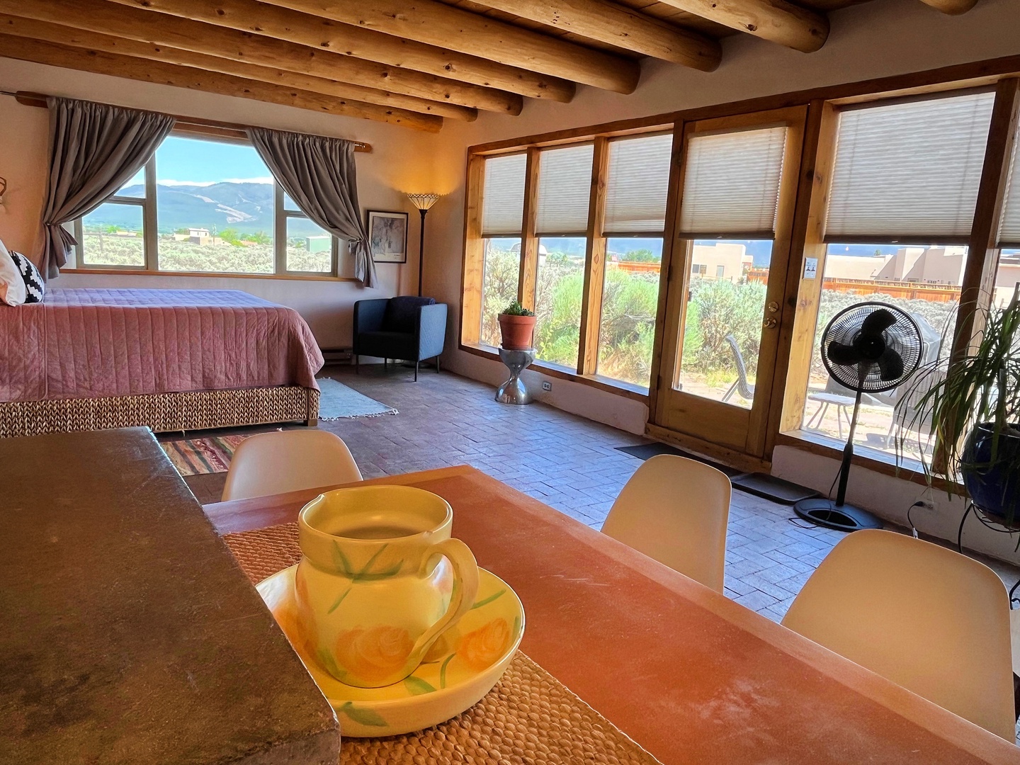 view from the kitchen