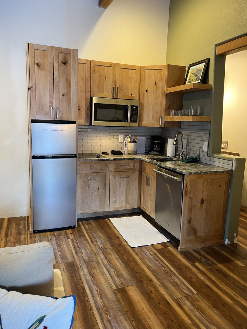 Newly remodeled kitchen