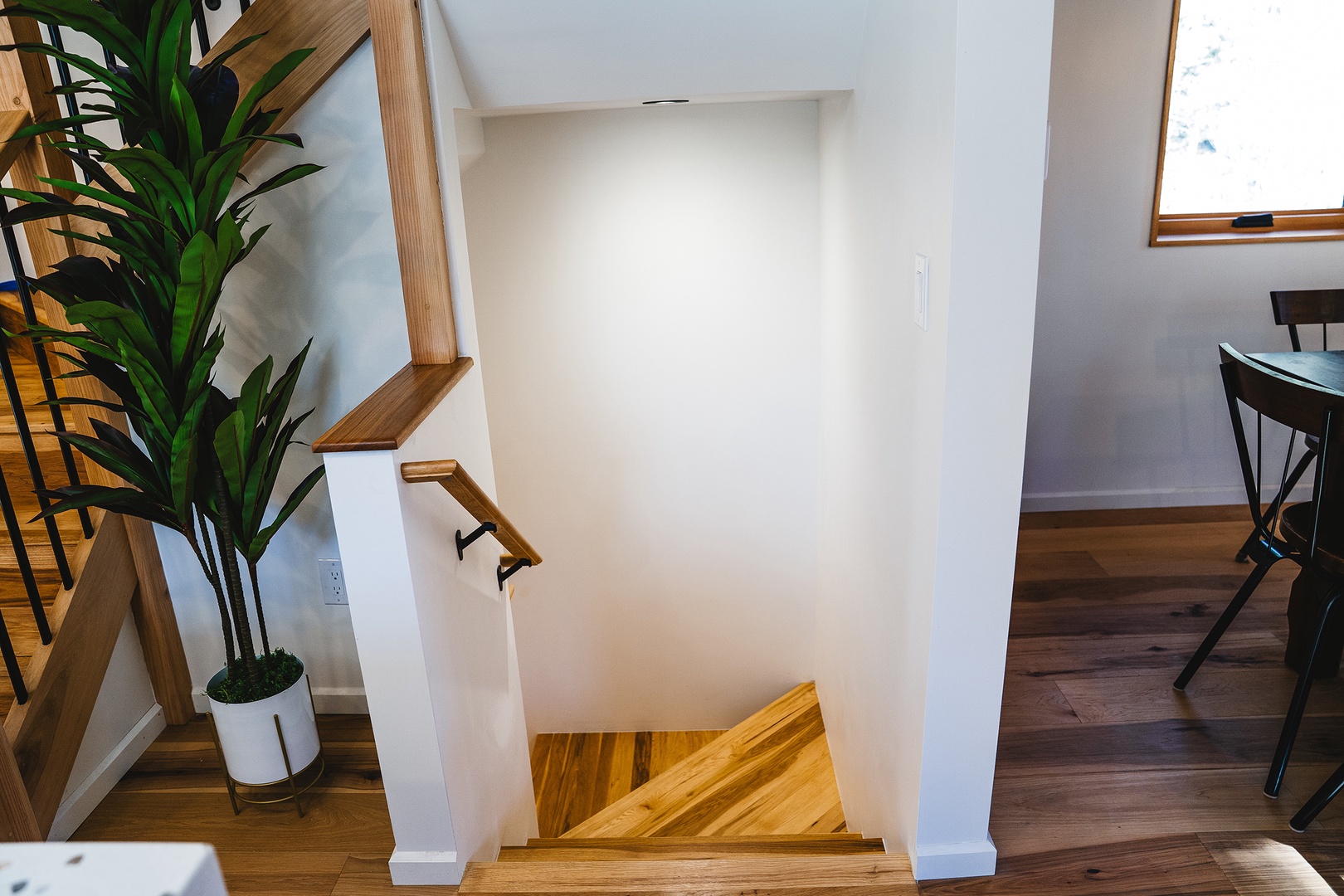 Stairs to the bunk room