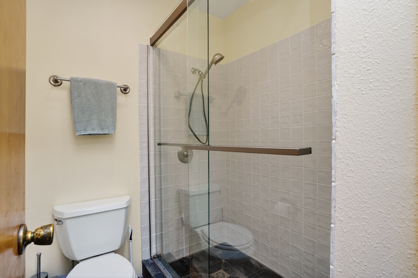Bathroom with walk in shower