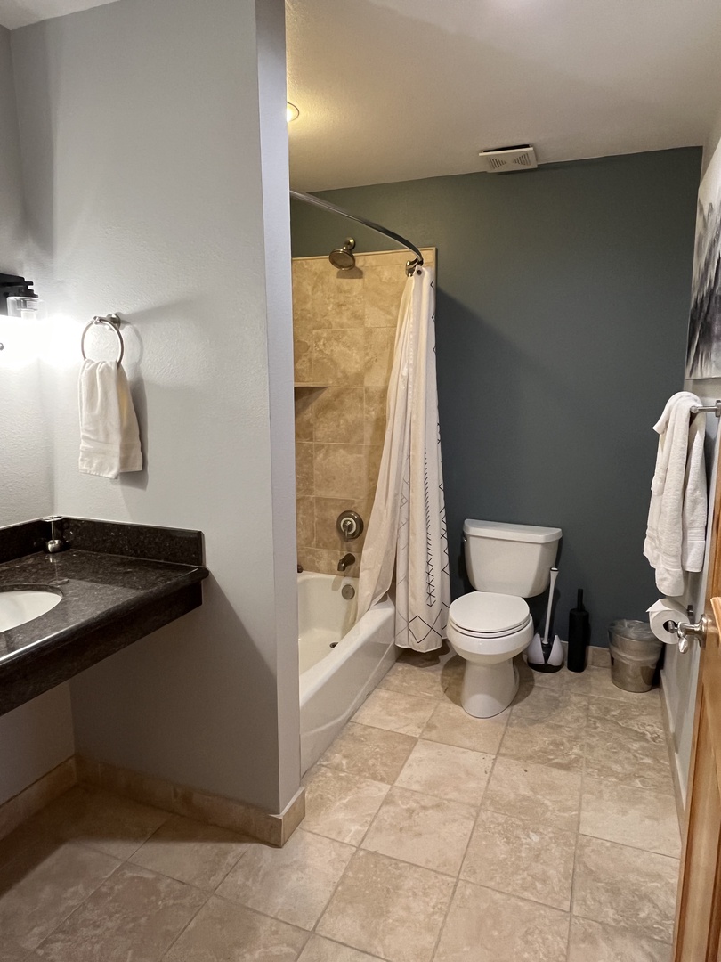 Common area bathroom