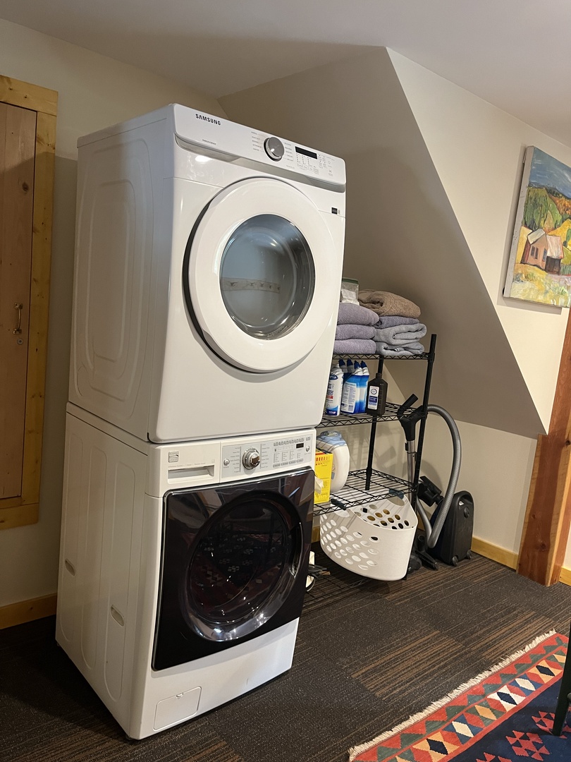 Your in-unit washer and dryer make it easy to pack light and keep your clothes fresh throughout your stay.
