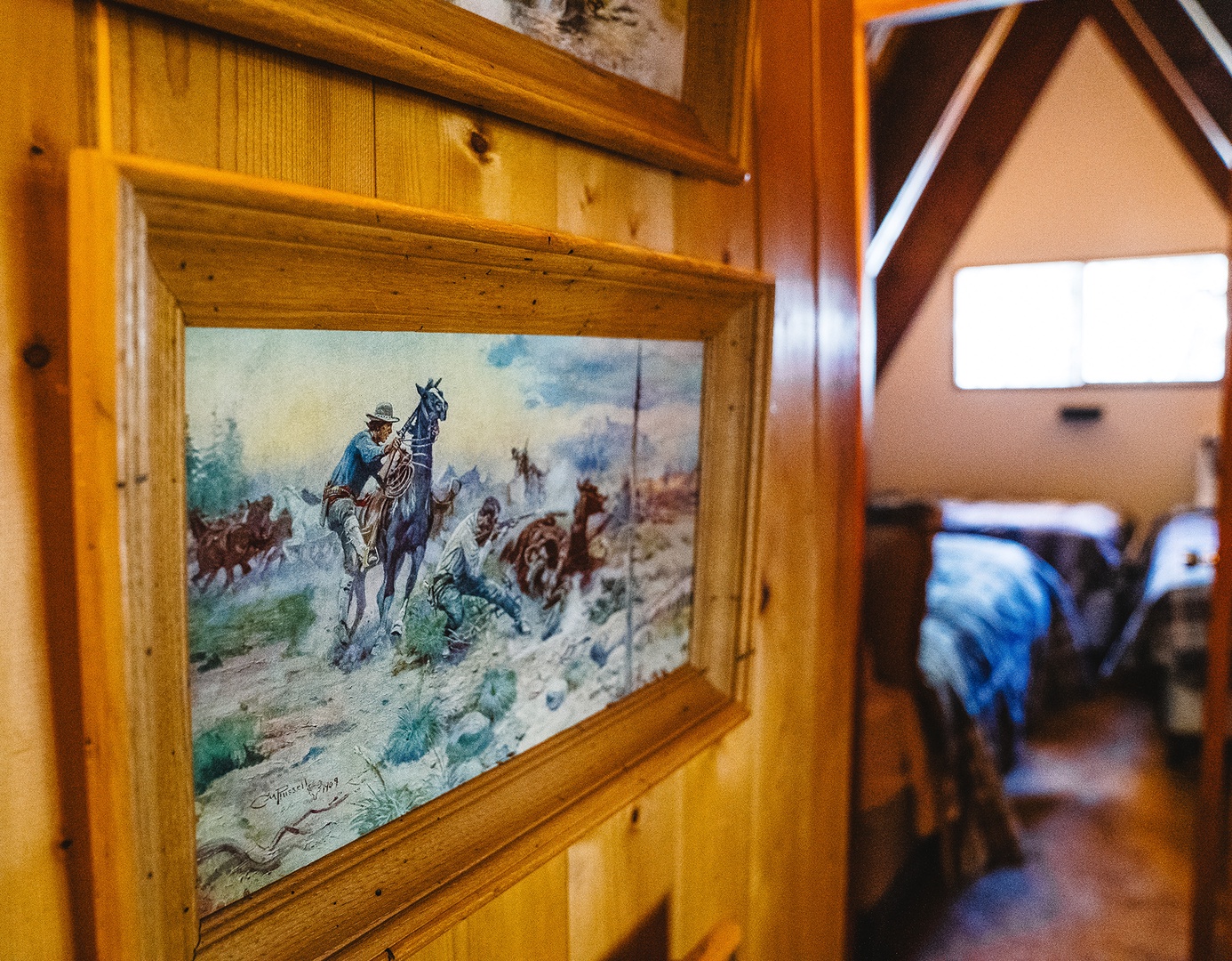 Western vintage artwork