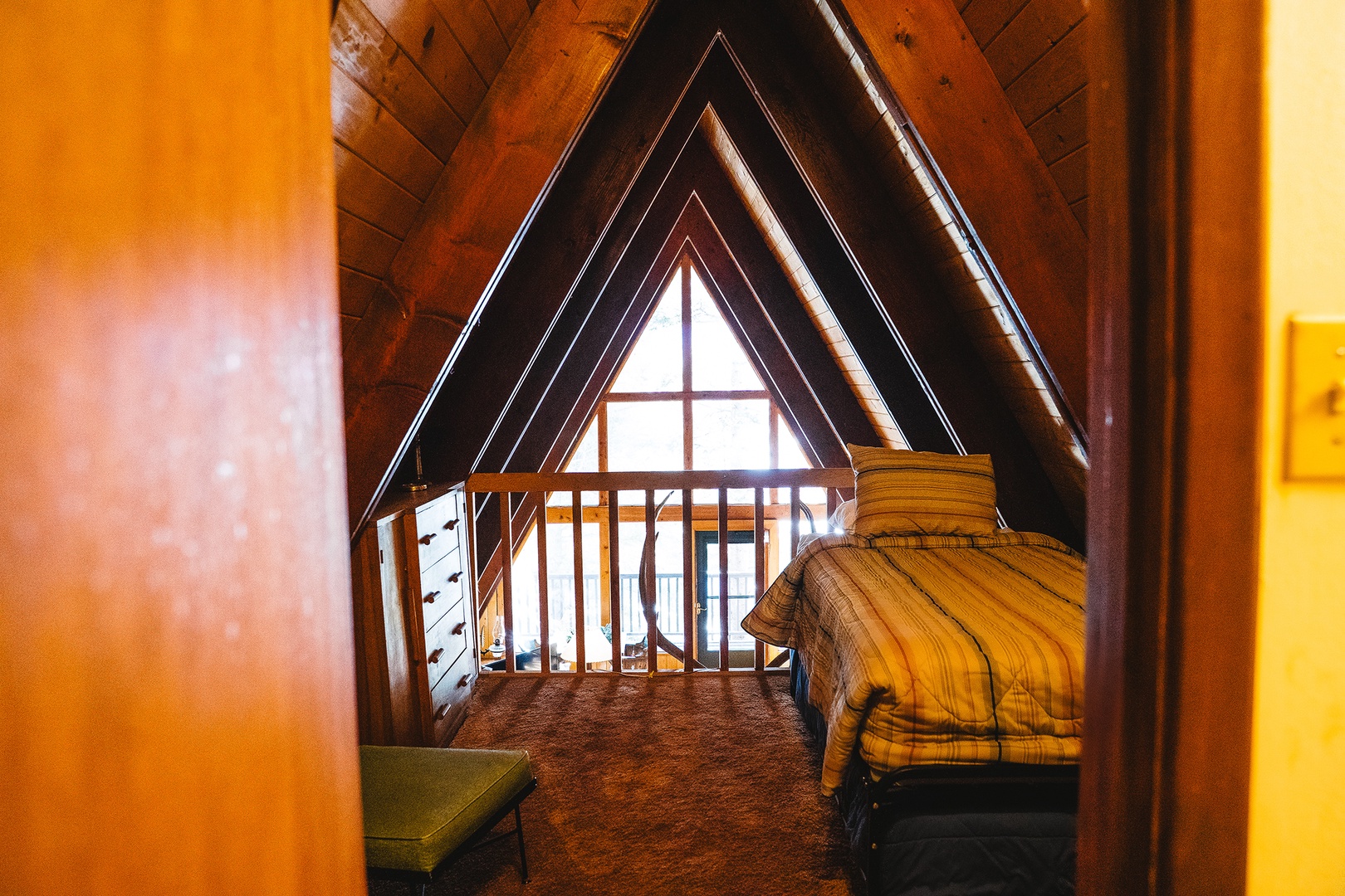 Loft with twin bed