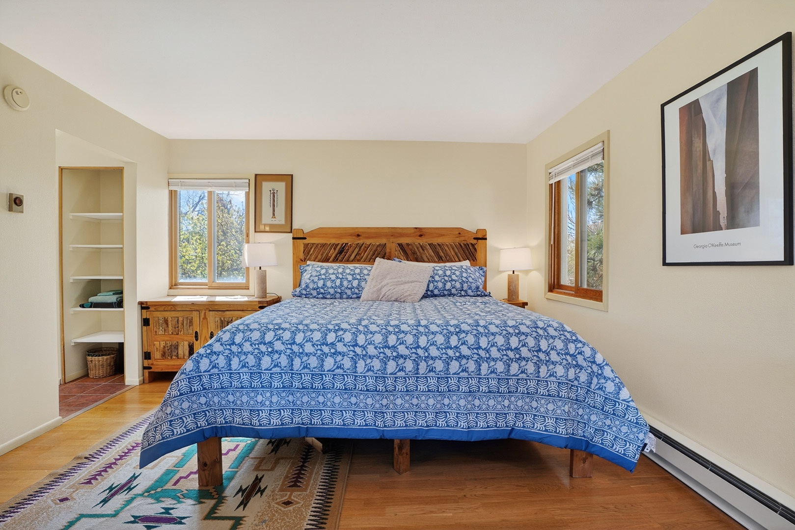 Comfortable king bed