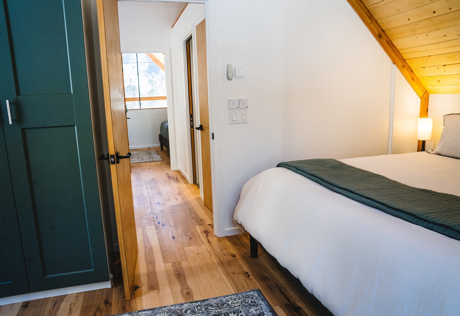 Hall to bathroom and loft