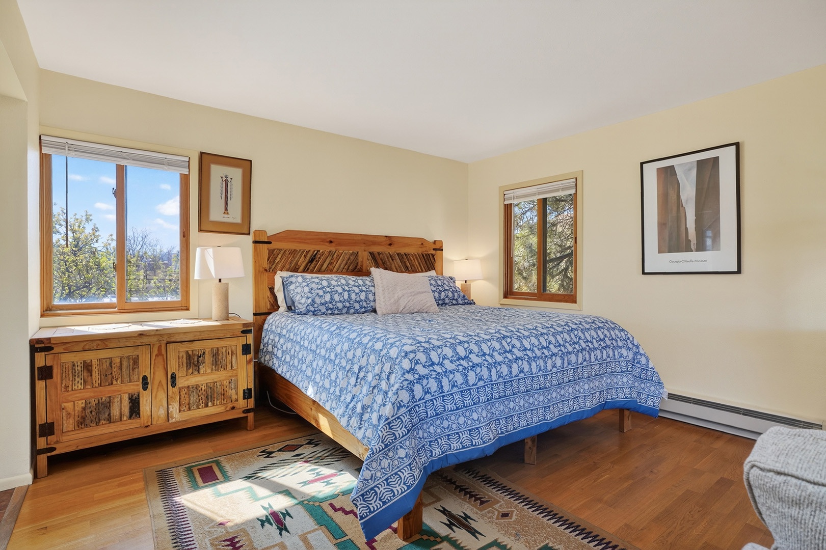 Bright airy sleeping space