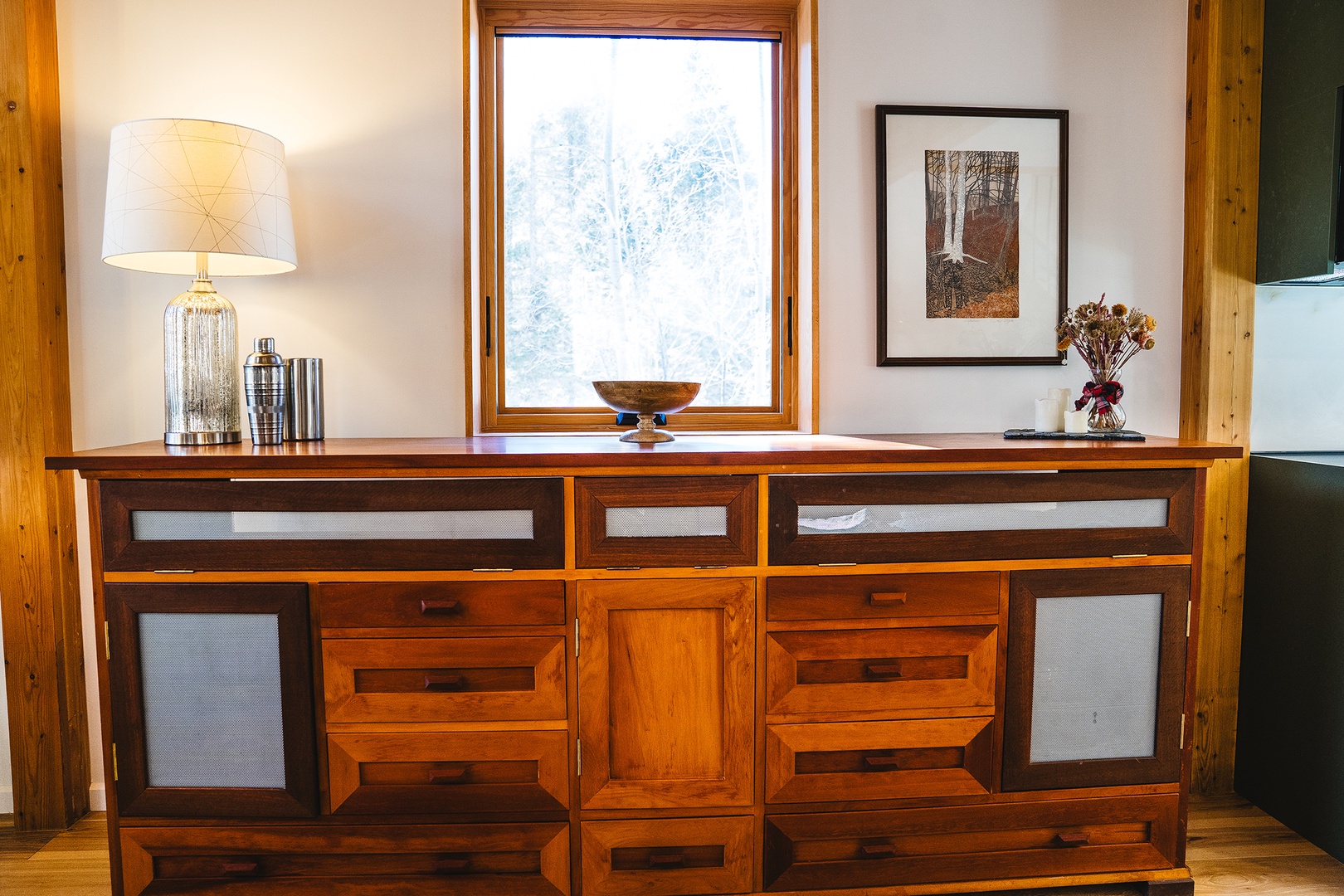 Elegant features and fixtures