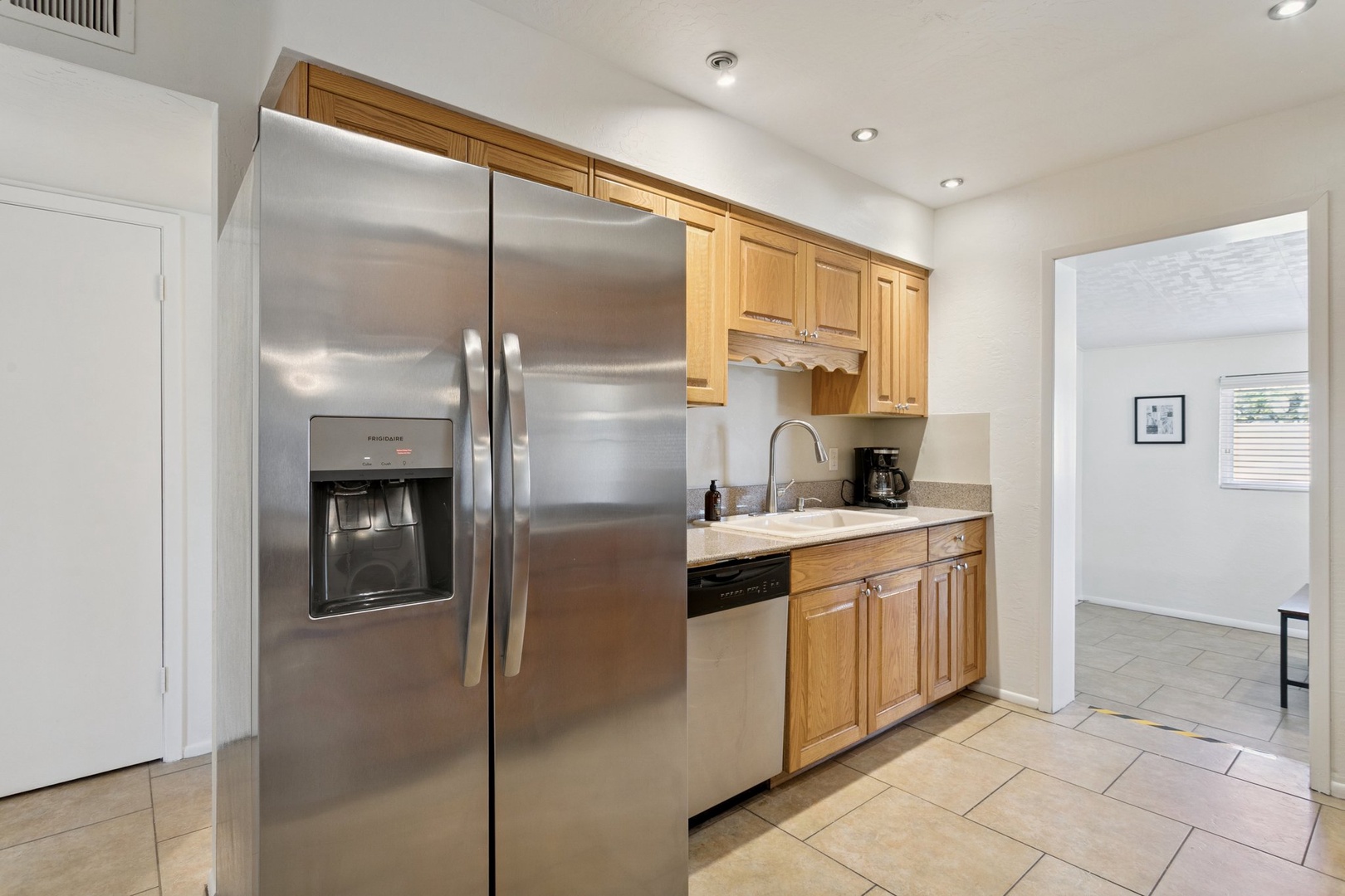 Fully stocked kitchen