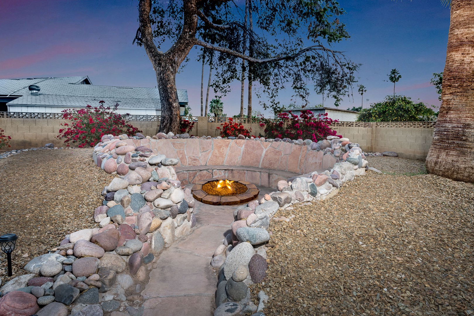 Fire pit Entry
